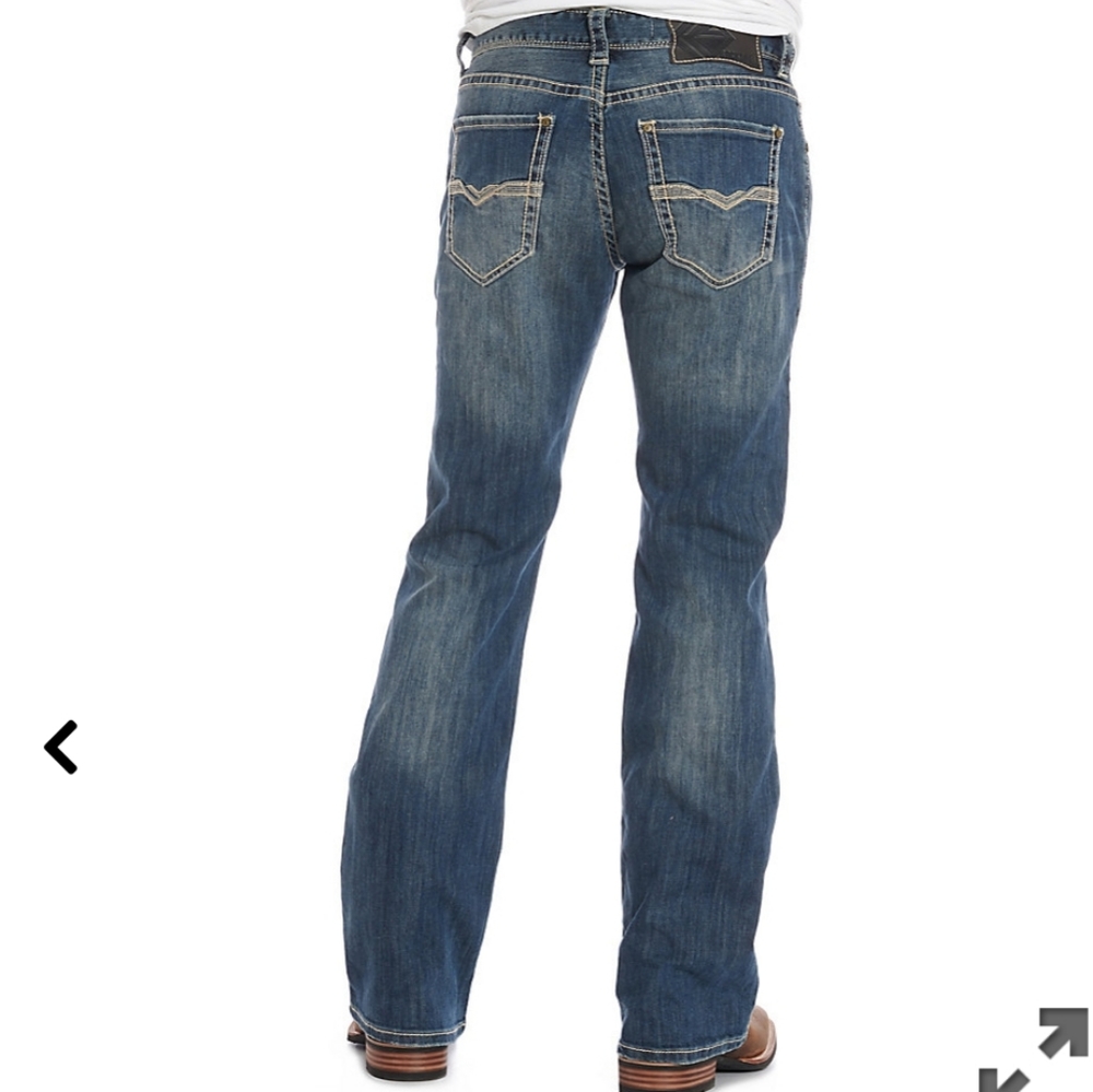 New boot cut jeans